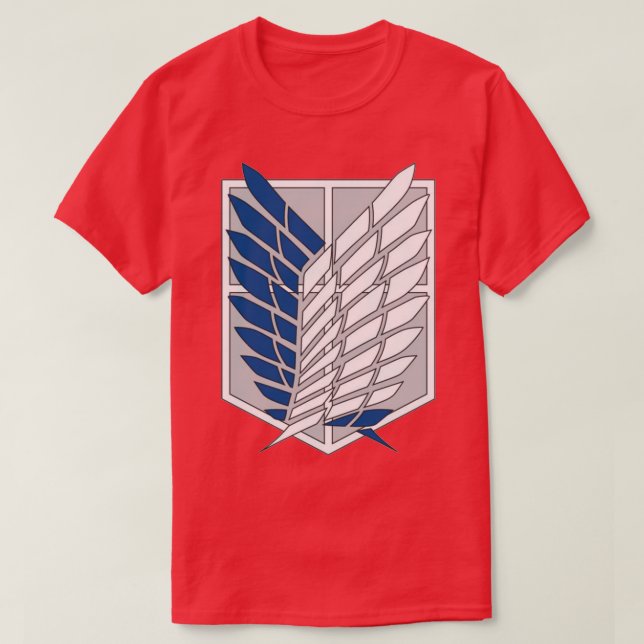 Shingeki no kyojin Wings of Freedom Redbubble T-Shirt (Design vorne)