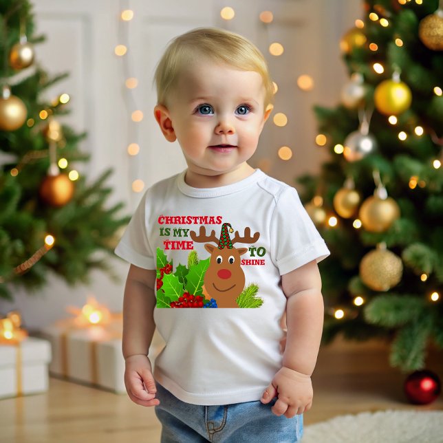 Shining at Christmas Baby T-shirt (Von Creator hochgeladen)