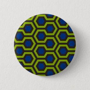 Shining Blue Button