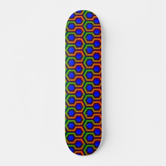 Shining Blue Skateboard (Vorne)