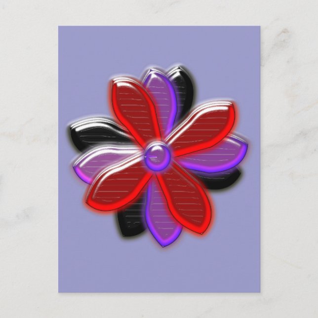 Shining Daisy Blume Postcard Postkarte (Vorderseite)