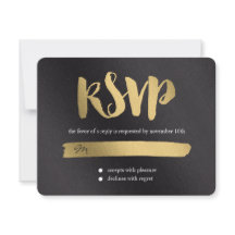 Shining Promise Wedding RSVP Card