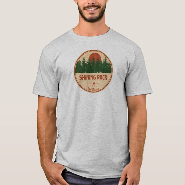 Shining Rock Wilderness North Carolina T-Shirt (Vorderseite)