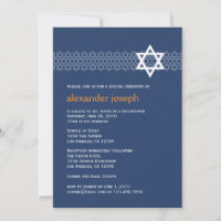 Shining Star Bar Mitzvah Einladung