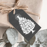 Shining Star Christmas Tree Chalkboard Gift Tags Geschenkanhänger<br><div class="desc">Gönnen Sie sich ein fröhliches Weihnachtsfest mit diesem festlichen Design! Der weihnachtliche Baum mit dem Intimitat "Hänge einen strahlenden Stern auf dem höchsten Teig" auf einem grauen,  gebürsteten Chalkboard-Hintergrund. Coordinieren Sie Artikel,  einschließlich Weihnachtskarten,  in unserem Shop!</div>