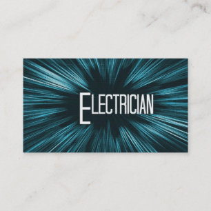 Shining Star Electrician Business Card Visitenkarte