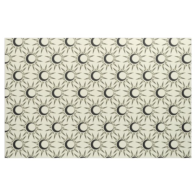 Shining Sun Crescent Moon Thunder_Cove Stoff (Fat Quarter (45,7 x 55,9 cm))