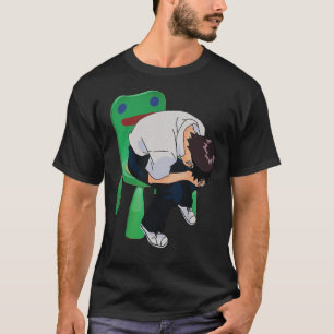 Shinji Ikari im Froggy-Stuhl Klassischer T - Shirt