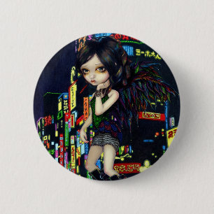 "Shinjuku Engels-" Knopf Button