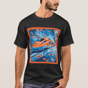 Shinkansen Stromlinie T-Shirt