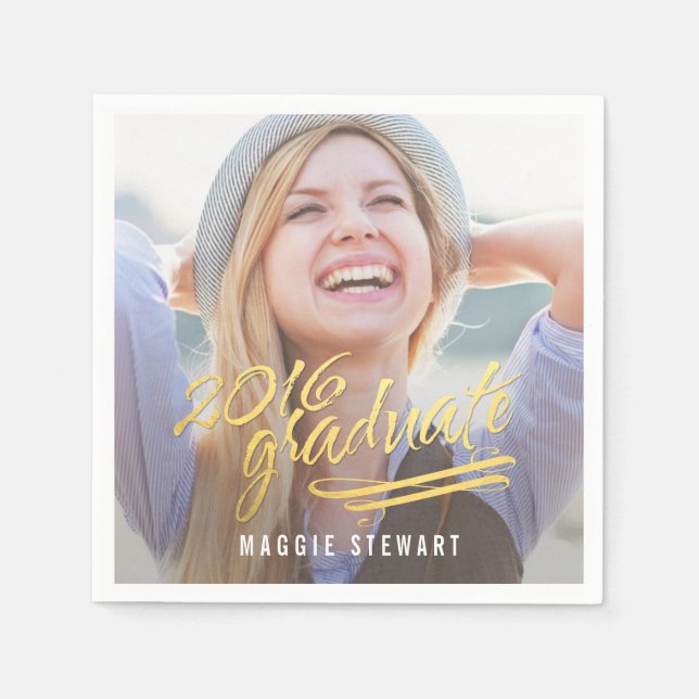 Shinmoment Foto Abschluss Napkins Serviette (Vorderseite)
