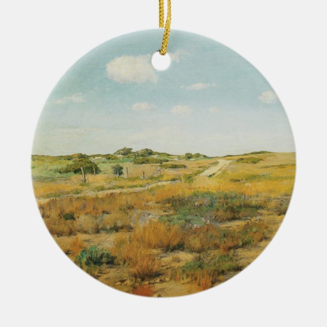 Shinnecock Hills von William Merritt Chase Keramik Ornament (Vorne)