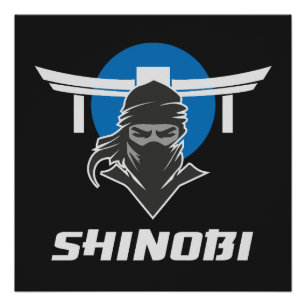 Shinobi Ninja Kampfkunst Poster