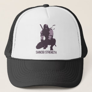 Shinobi-Stärke Anime-Gym-Shirt – Ninja-Training Truckerkappe