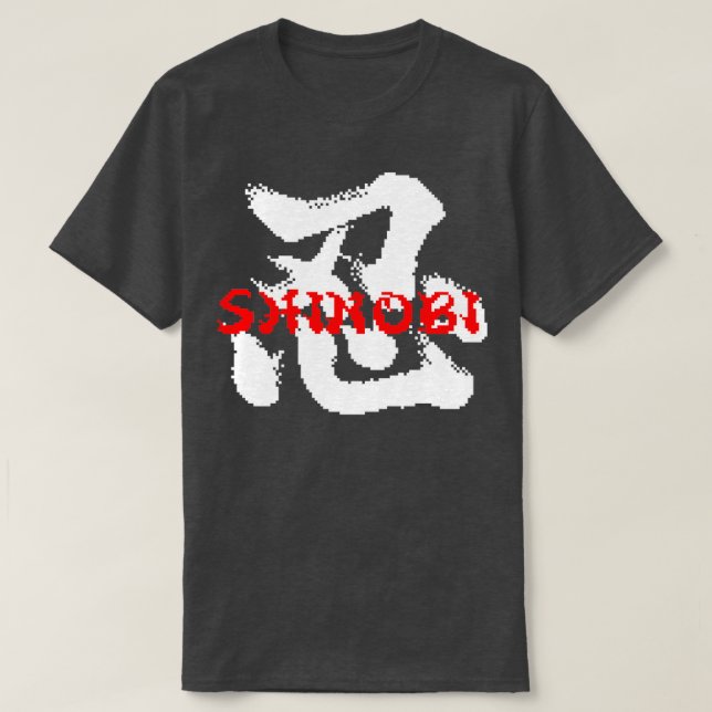 Shinobi TurboGrafx16 Title Screen T-Shirt (Design vorne)