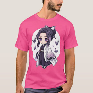 Shinobu Ds Niedlich Anime Girl Chibi Style T-Shirt