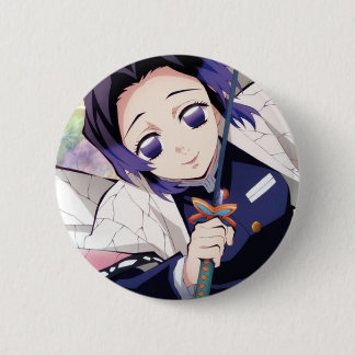 Shinobu Kocho Brosche aus dem Anime Demon Slayer Button