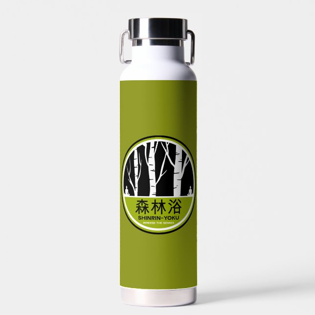 Shinrin Yoku Forest Bathing Trinkflasche (Vorne)