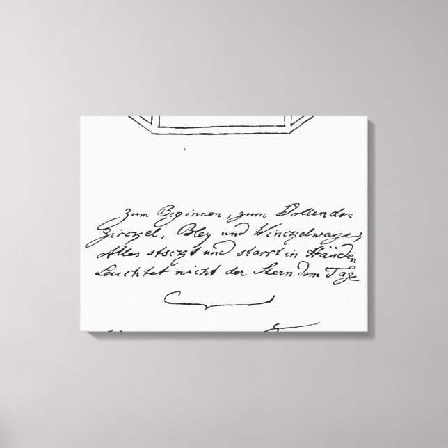 Shinte Stern über Platz und Kompass und führen Leinwanddruck (Vorderseite)