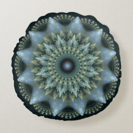 Shinting Star Fraktal Ornament Rundes Kissen