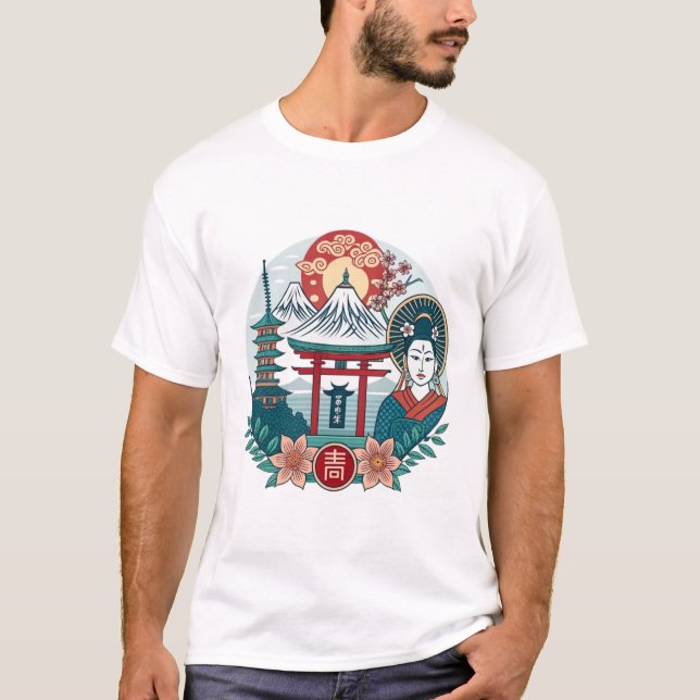 SHINTO DEITIES & SHRINES T-Shirt (Vorderseite)