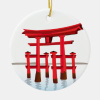 Shinto-japanische Tor-Architektur-Gebäude-Kultur