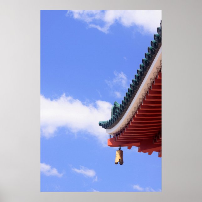 Shinto Shrine Roof Poster (Vorne)