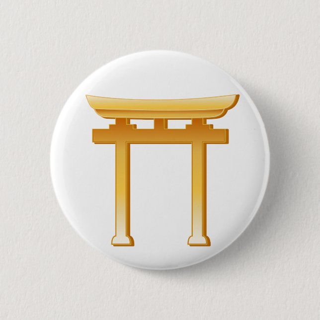 Shinto-Symbol Button (Vorderseite)
