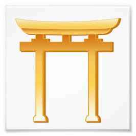 Shinto-Symbol Fotodruck