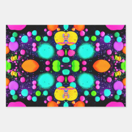 shiny Abstract art Geschenkpapier Set