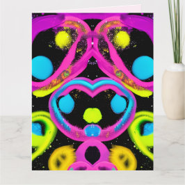 shiny Abstract art Karte