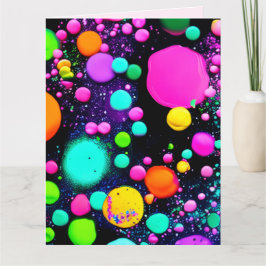 shiny Abstract art Karte