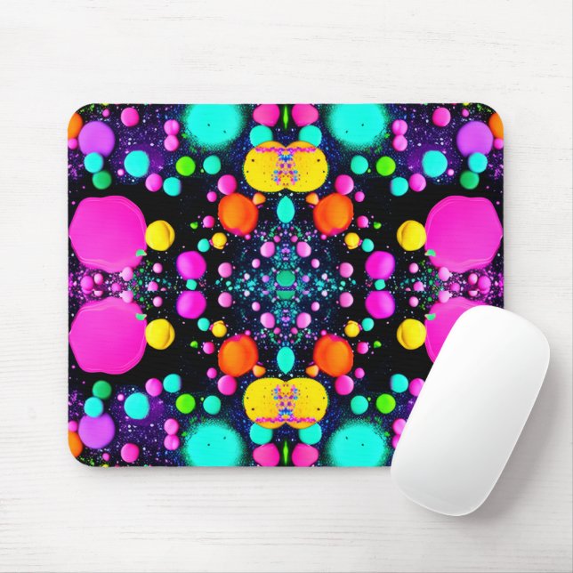 shiny Abstract art Mousepad (Mit Mouse)