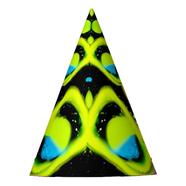 shiny Abstract art Partyhütchen (Vorderseite)