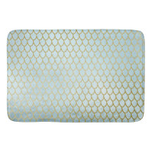 Shiny Aquamarin Gold Glitzer Mermaid Scales