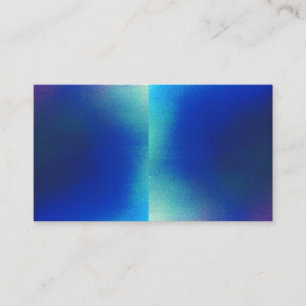 Shiny Blue Business Card Visitenkarte
