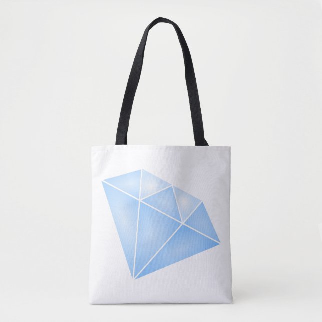 Shiny Blue Diamond Carat Tasche (Vorderseite)