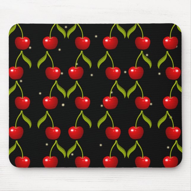 Shiny Cherries Pattern Mousepad (Vorne)