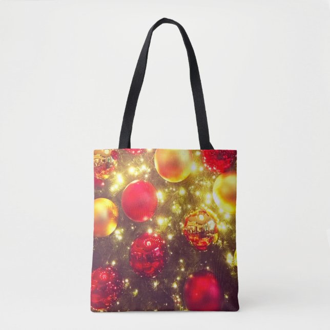 Shiny Christmas Ball Cluster Delight Tasche (Vorderseite)