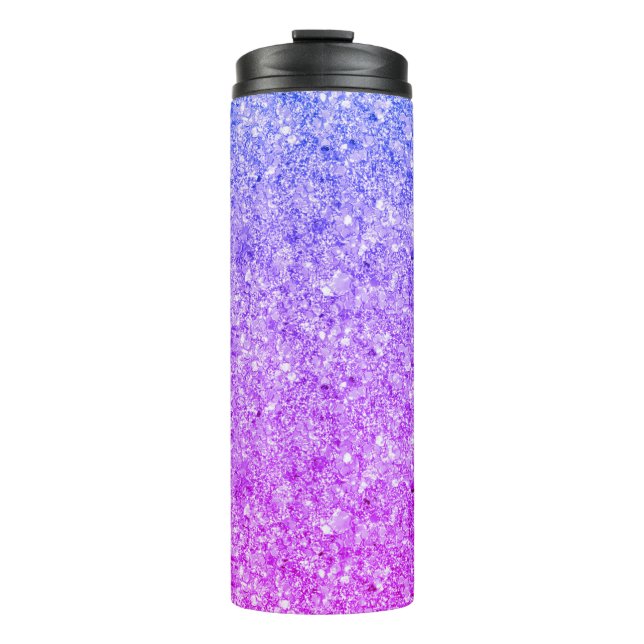 Shiny Colorful Glitzer Thermosbecher (Vorderseite)