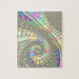 Shiny Colorful Spirale Fraktal Digitale Abstrakte