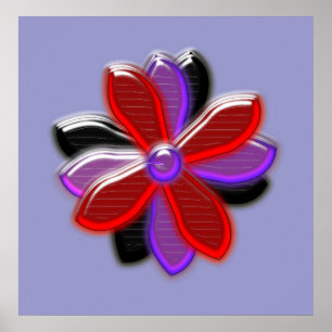 Shiny Daisy Blume Print Poster