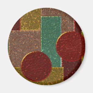 Shiny Emalie-Muster Magnet