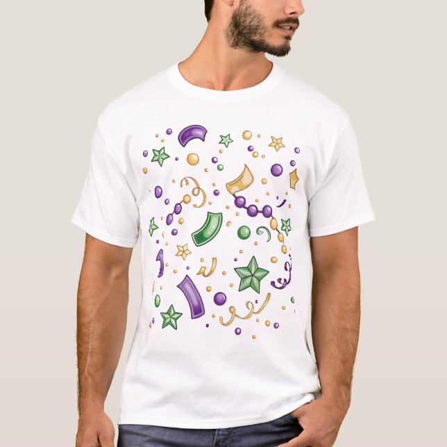 Shiny Festive Confetti Mix T-Shirt (Vorderseite)
