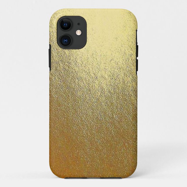 Shiny Gold Art Case-Mate iPhone Hülle (Rückseite)