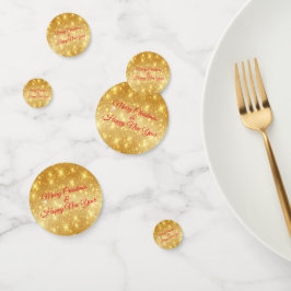 Shiny Gold Glitzer Konfetti