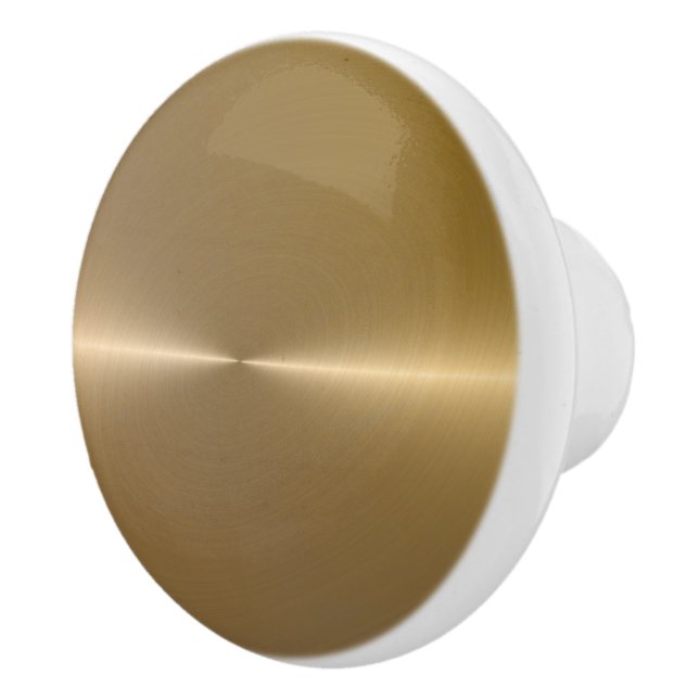 Shiny Gold Imitate Edelstahl Keramikknauf (Rechts)