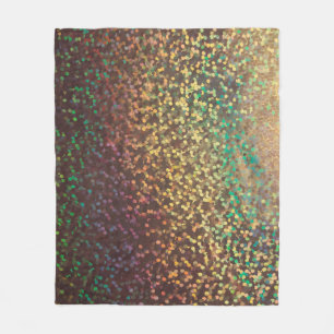 Shiny, Konfetti , mehrfarbig Fleecedecke