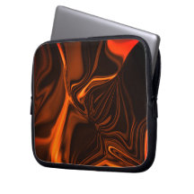 Shiny Korallen gekrümmte Wellen über dunklen Fonds