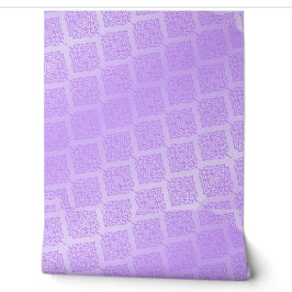 Shiny Lila Foil Lattice Tapete